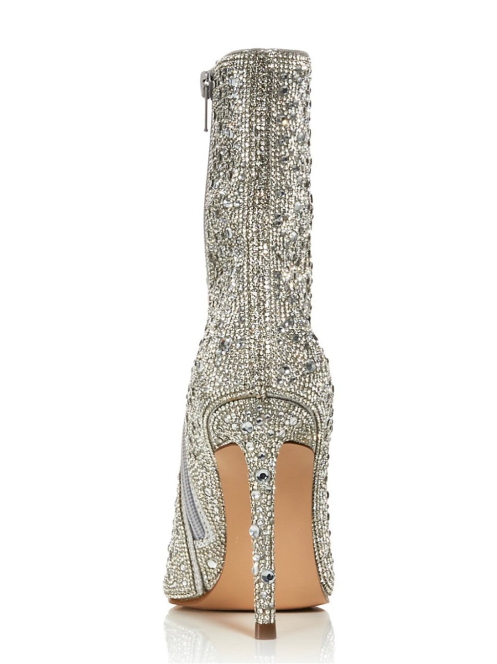 Bloomingdale’s Aqua Gorgeous mirrored-Embellished Women's Ankle Boots Size 7 NIB - Picture 8 of 8